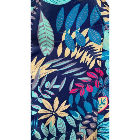 G4Free Sling Back Back Pack Bag Blue Leaf - Picture 9 of 9